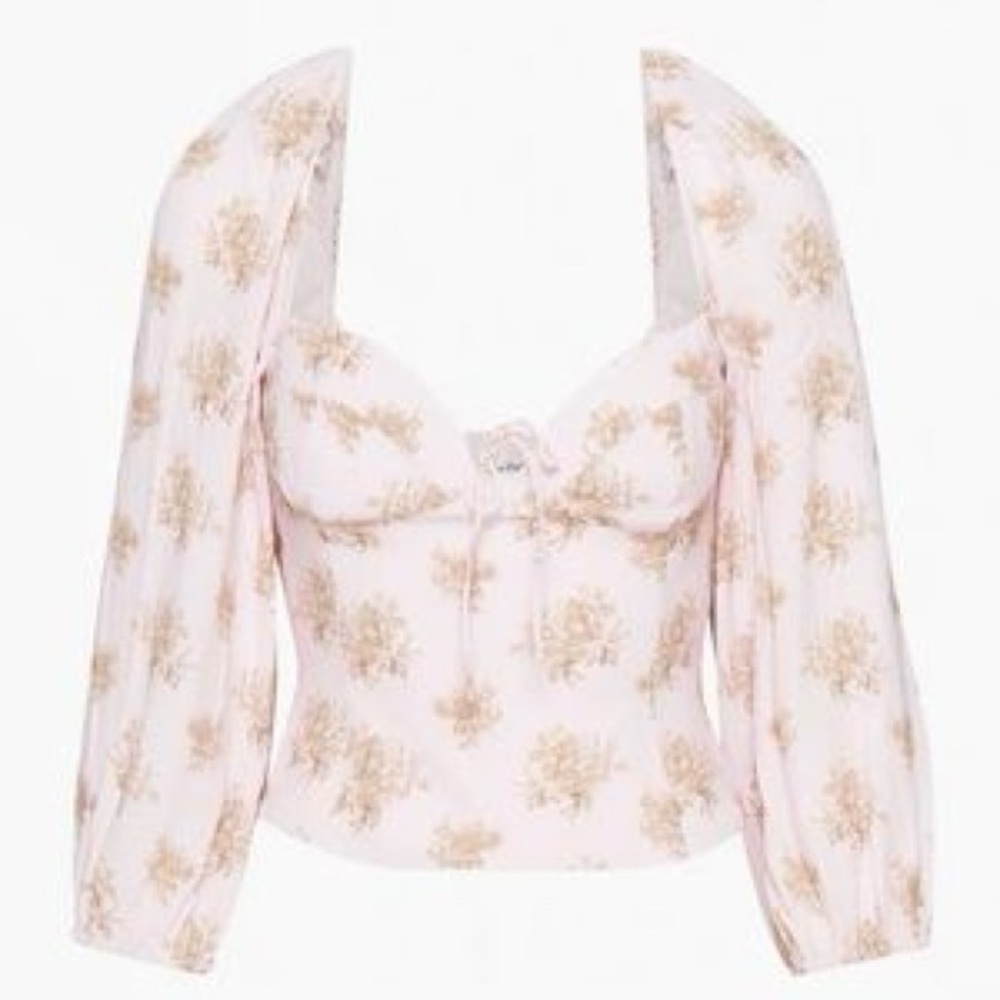 Wilfred Novella ls blouse floral pink XL L read